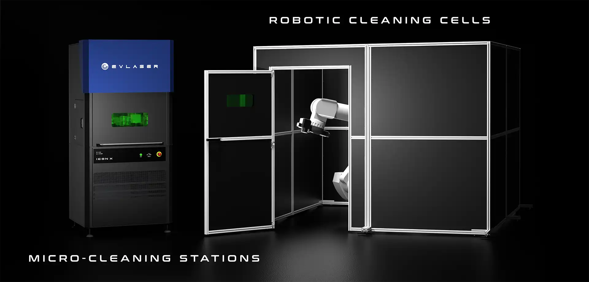 Robot Laser Cleaning Cells Evlaser