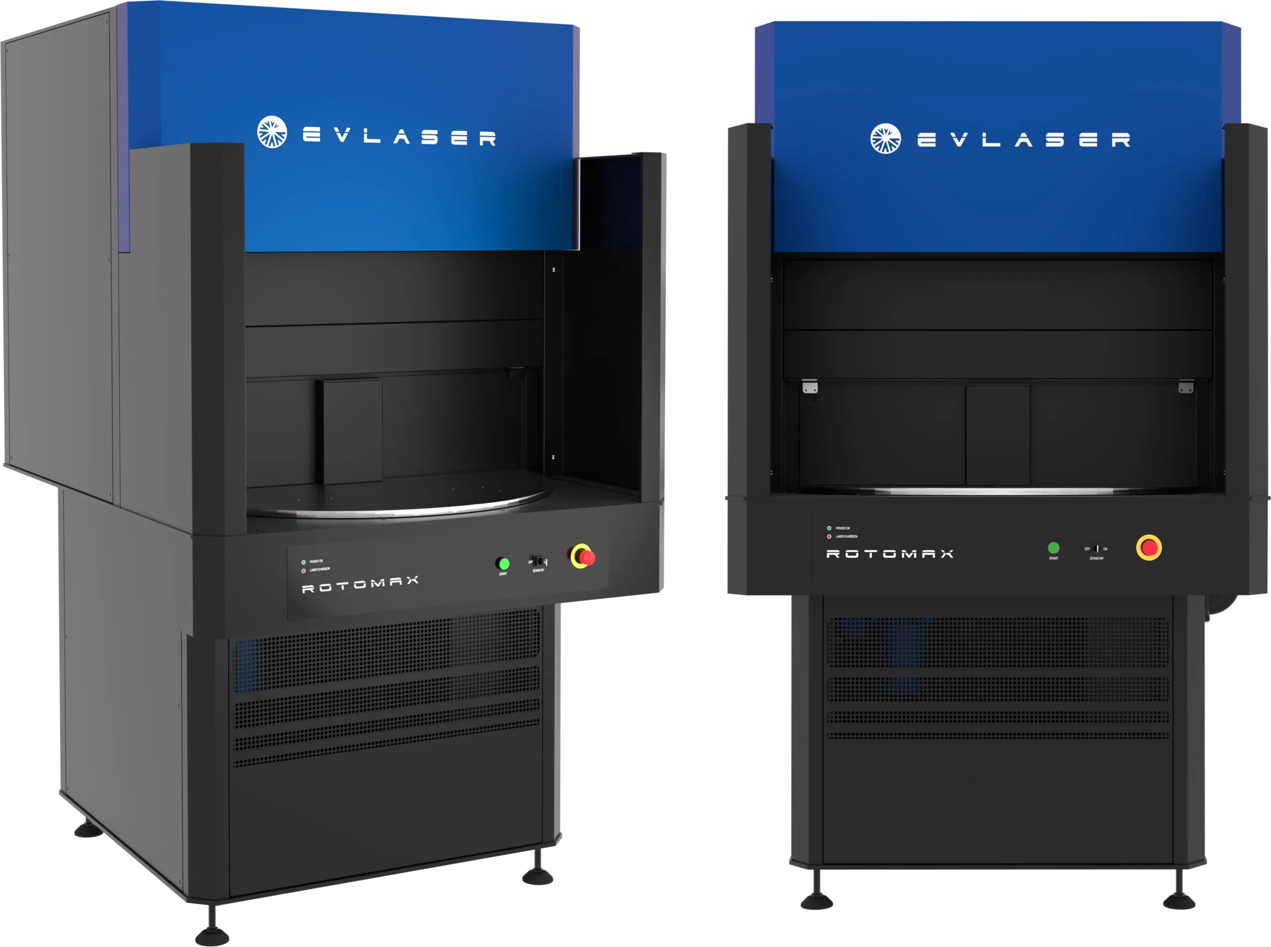 Rotary Laser Marking Station High Productivity Evlaser